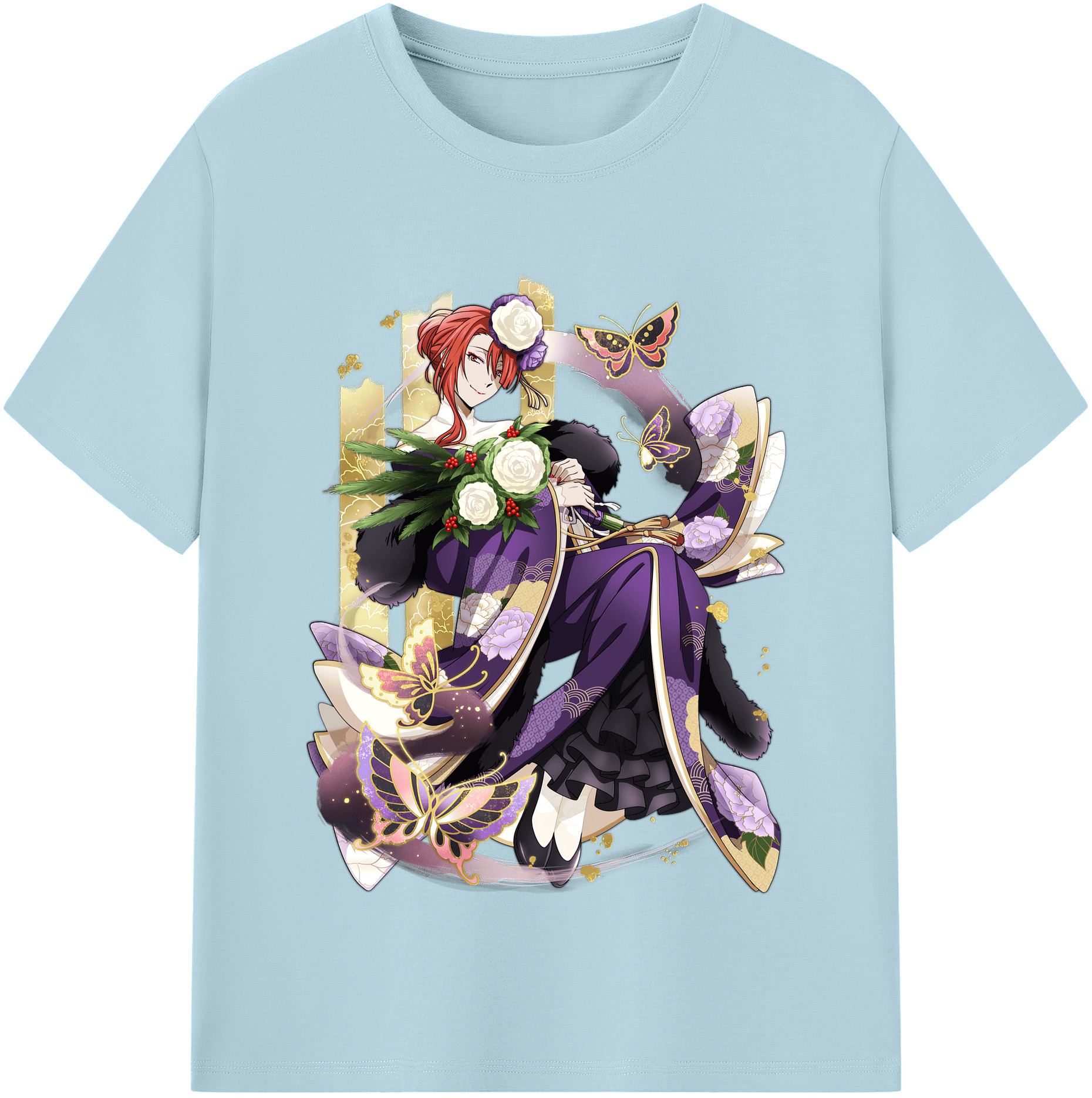 （画像用） 文豪ストレイドッグス Bungo Stray Dogs 綿100％半袖Tシャツ（フロントプリント）